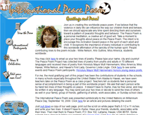 Tablet Screenshot of peacepoem.org
